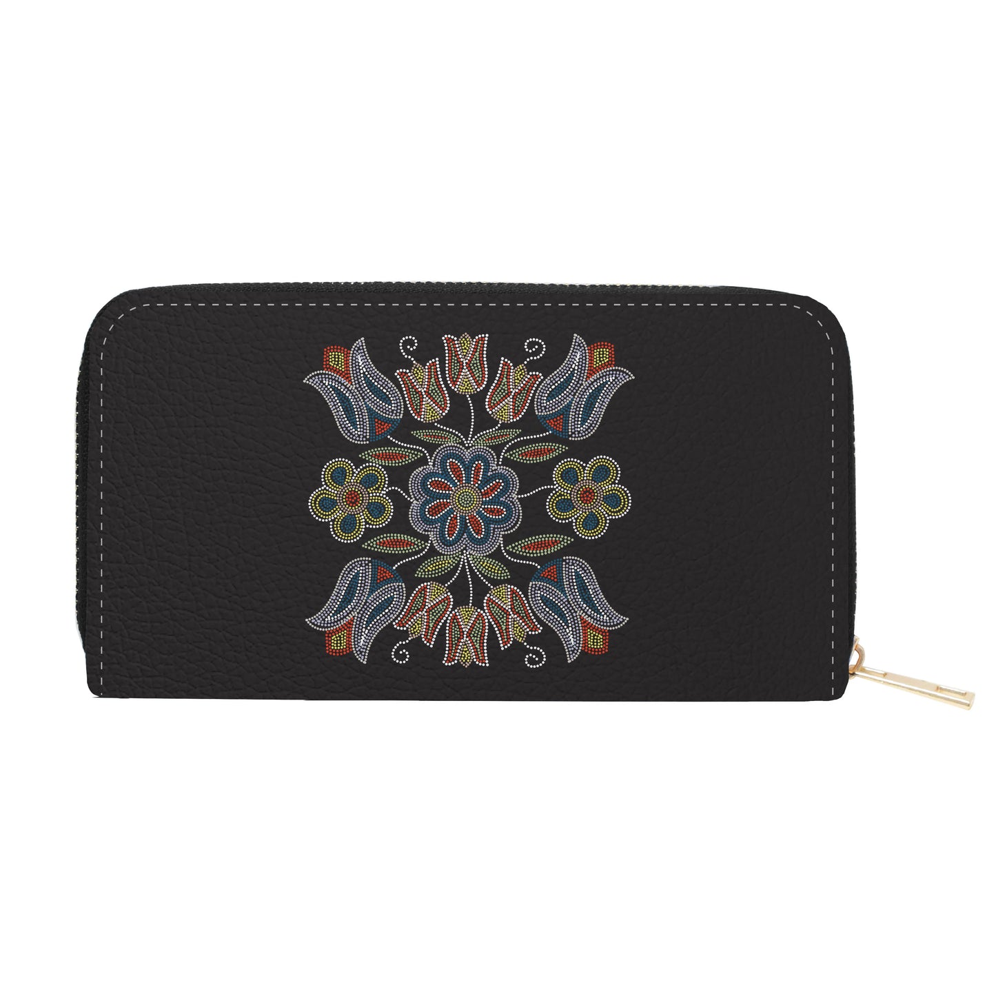 Oscardo - Deb Malcolm - Zip-Around Wallet - Silver Threads