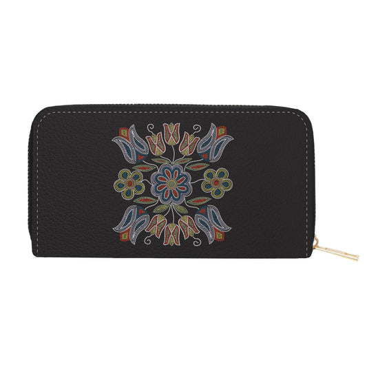 Oscardo - Deb Malcolm - Zip-Around Wallet - Silver Threads