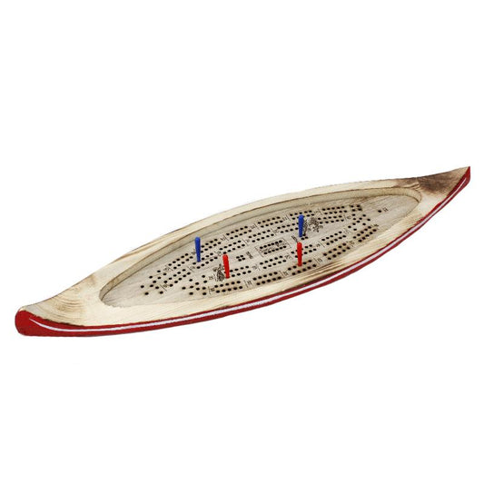 Garden - Canoe Cribbage Board