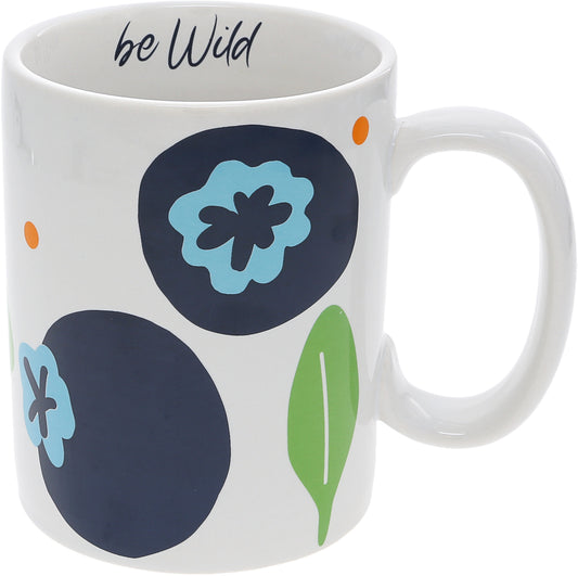 Drinkware - Mug - Fruitful Livin' - Be Wild Blueberries