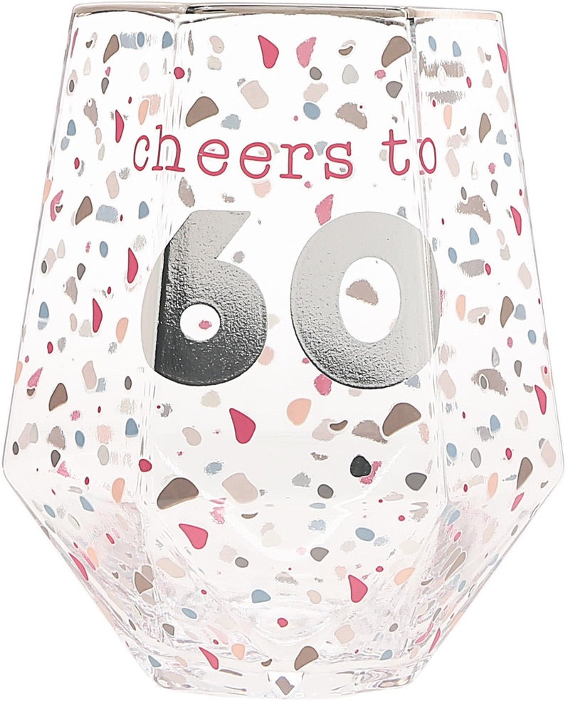 Drinkware - Happy Confetti To You - Cheers to 60
