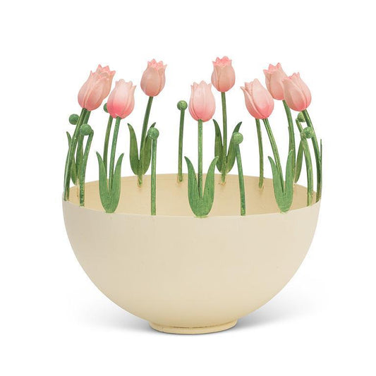 Garden - Small Ball Holder with Tulips