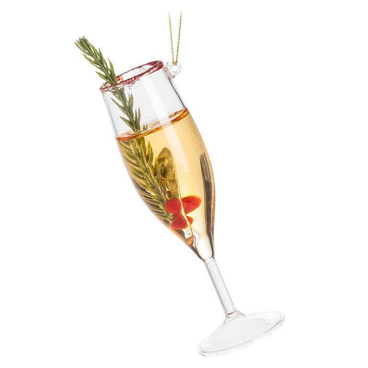 Christmas - Holiday Champagne Ornament