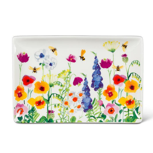 Garden - Bee Garden Rectangular Plate