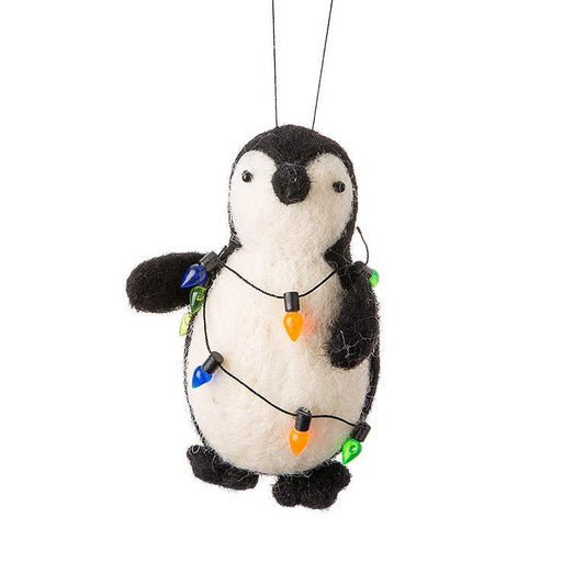 Christmas - Ornament - Penguin with Lights