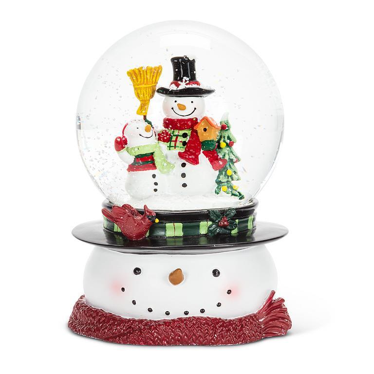 Christmas - Snowman Family Snow Globe