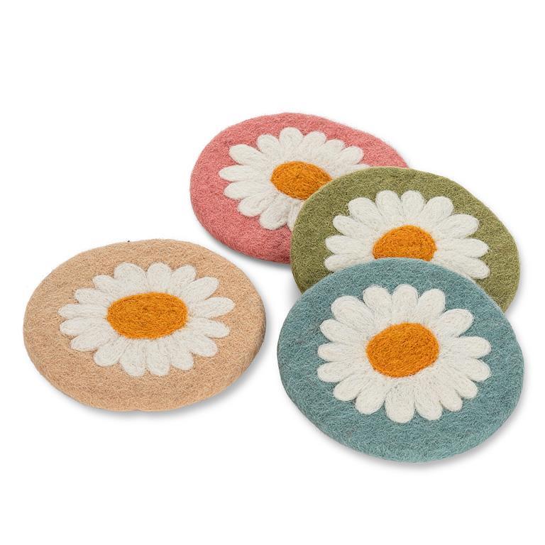 Coaster - Sheep Wool - Set of 4