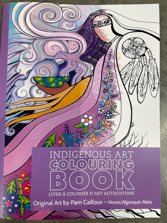Indigenous Art Colouring Book - Pam Cailloux
