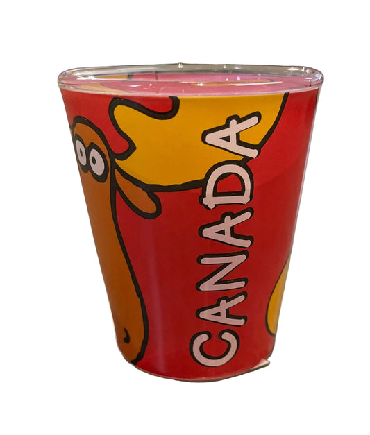 Souvenir - Shot Glass - Goofy Moose - Canada