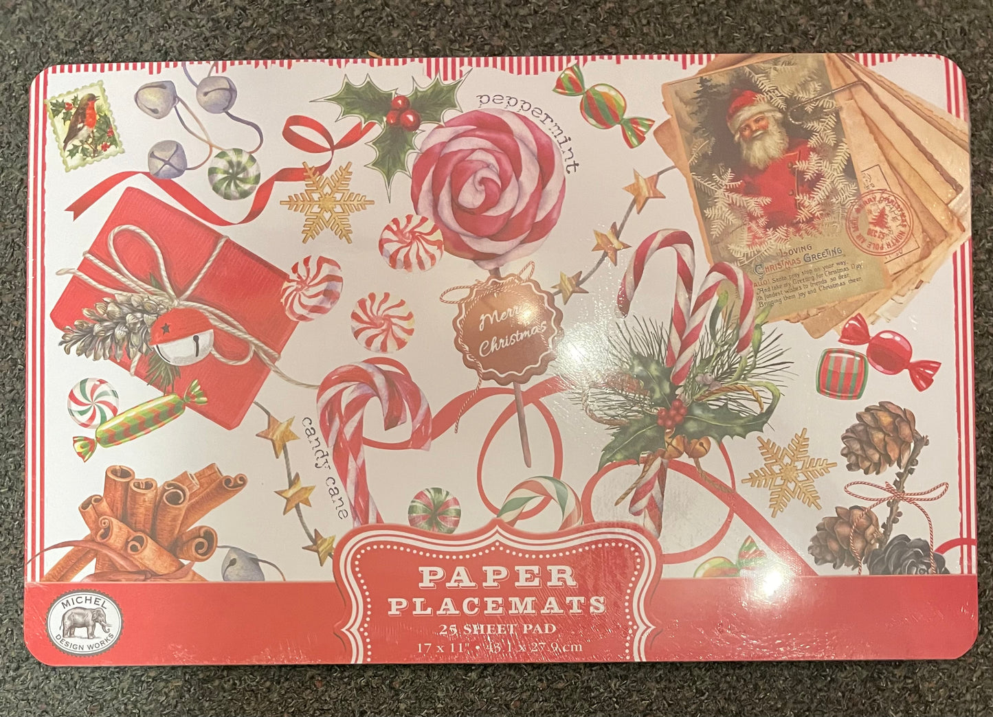 Michel Design Works - Peppermint Paper Place Mats