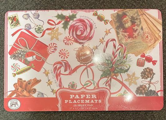 Michel Design Works - Peppermint Paper Place Mats