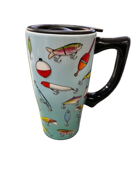Drinkware - Travel Mug - Fishing Lures
