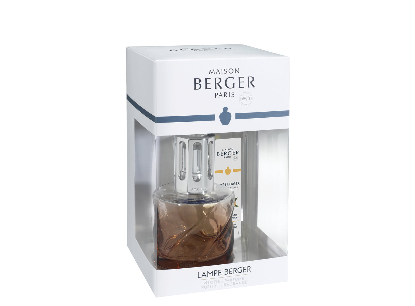 Maison Berger - Spiral Amber with Rhubarb Radiance - Gift Set