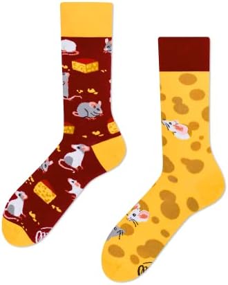 Many Mornings Socks - Mouse and Cheese