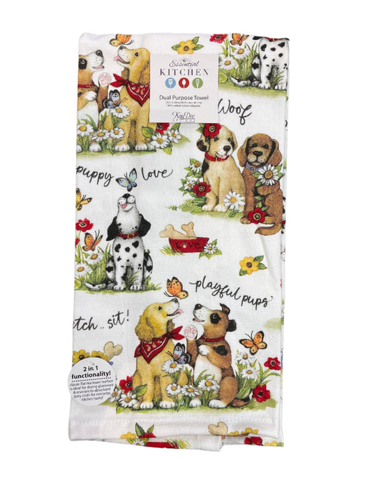 Towel - Dual Purpose - Puppy Toss