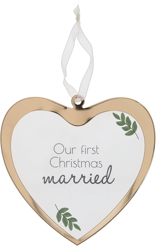 Christmas - Ornament - Our First Christmas Married