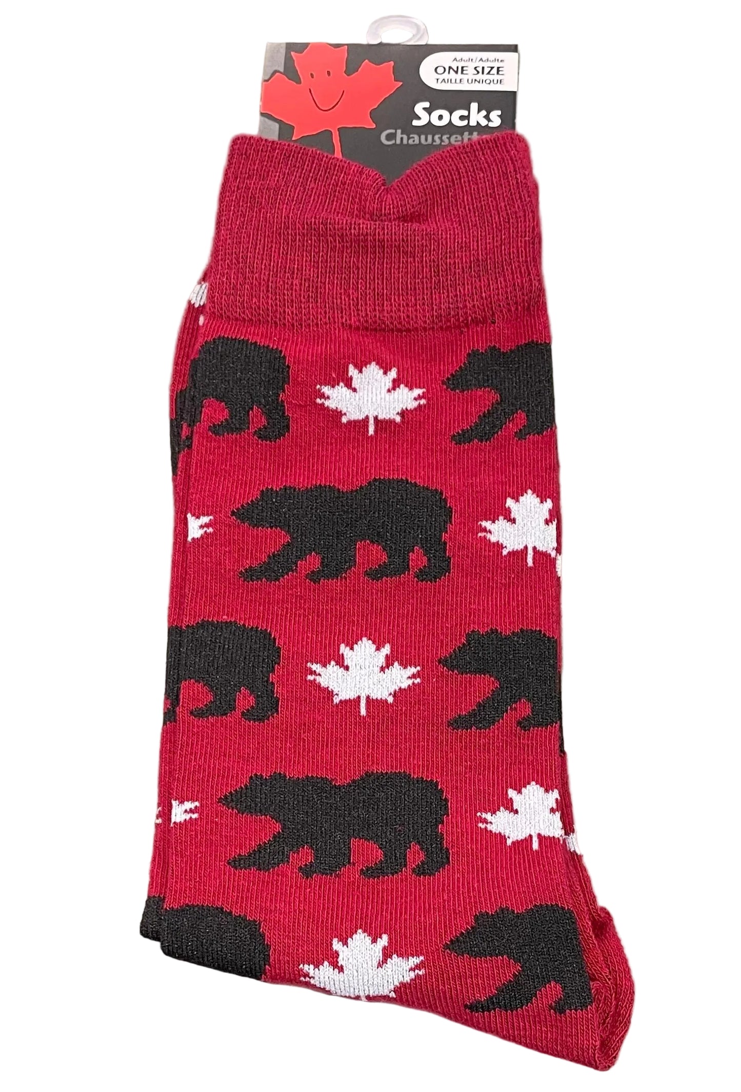 Souvenir Socks - One Size - Bears - Canada