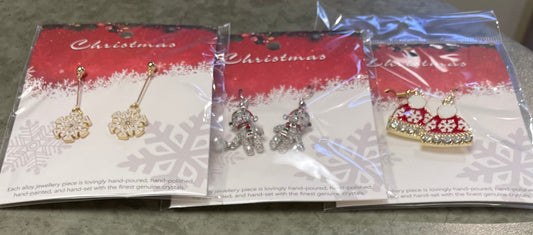 Christmas - Earrings - Assorted Varieties
