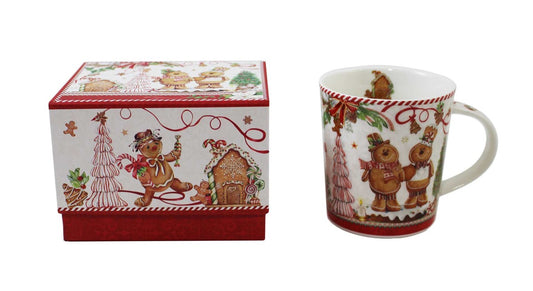 Christmas - Porcelain Gingerbread Mug