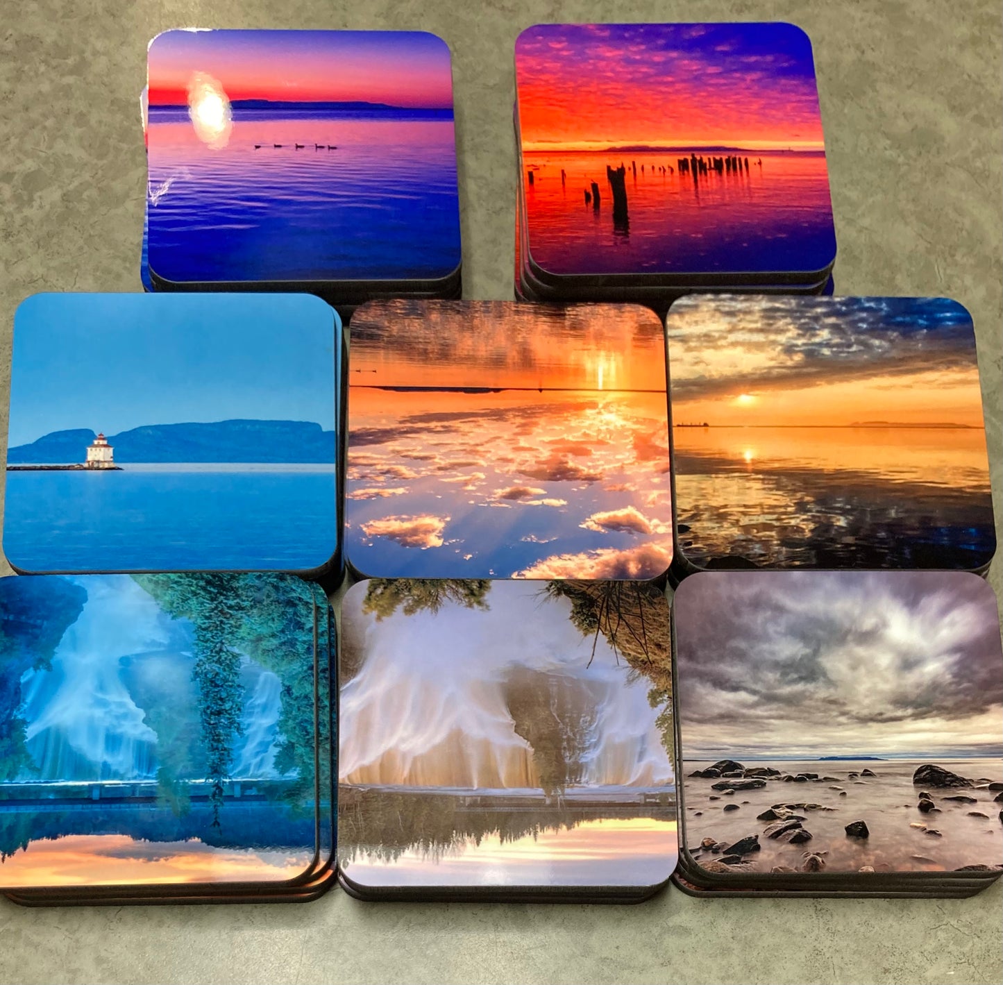 Souvenir Coasters - By James Brown