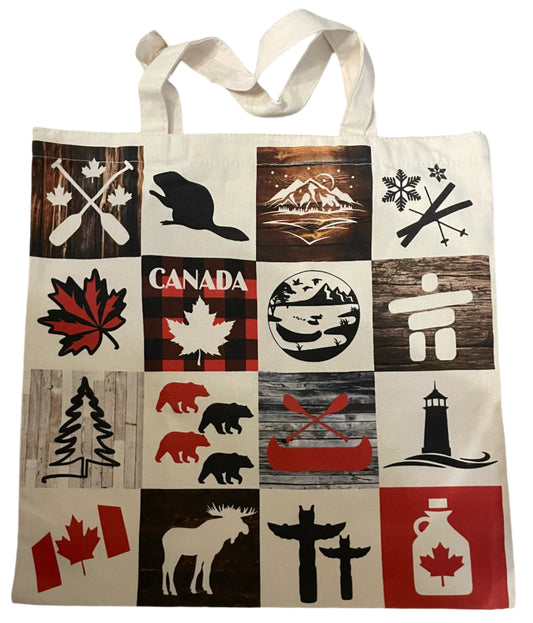 Souvenir Tote Bag - Canada - Woodland Canvas