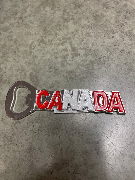 Souvenir Bottle Opener Magnet - Canada
