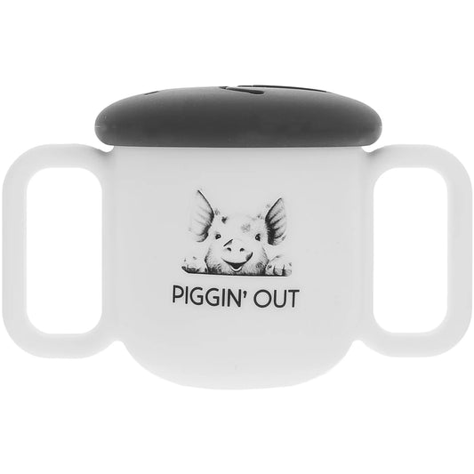 Baby - Silicon Snack Bowl With Lid - Piggin' Out