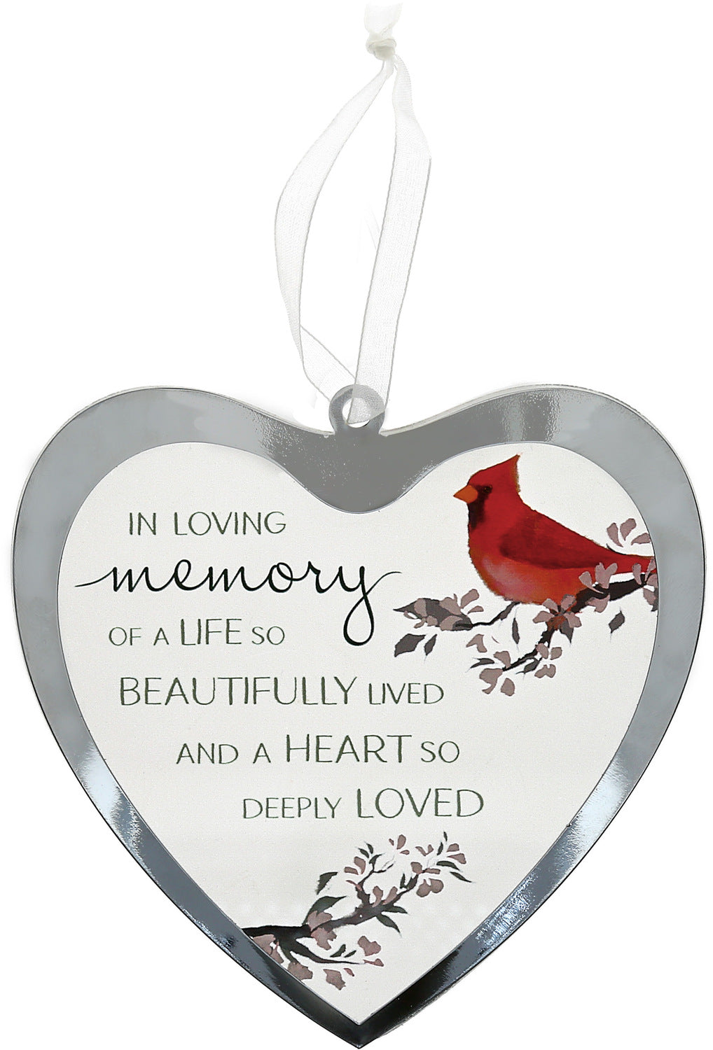 Sympathy - Mirrored Glass Ornament - In Loving Memory