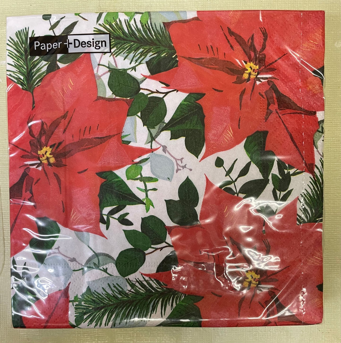 Christmas - Napkins - Lunch - Floral Christmas