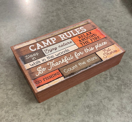 Garden - Camp Rules - Cards With Dice