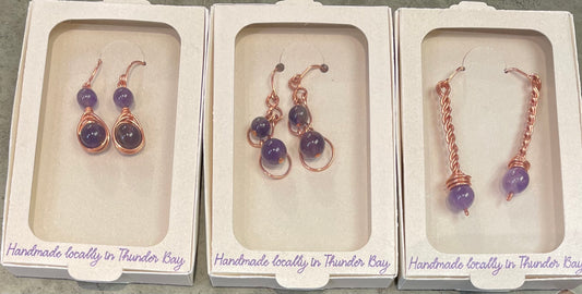 Amethyst Earrings - *Consignment*