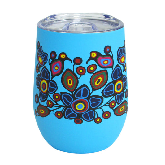 Oscardo - Norval Morrisseau - Flowers and Birds Tumbler Goblet