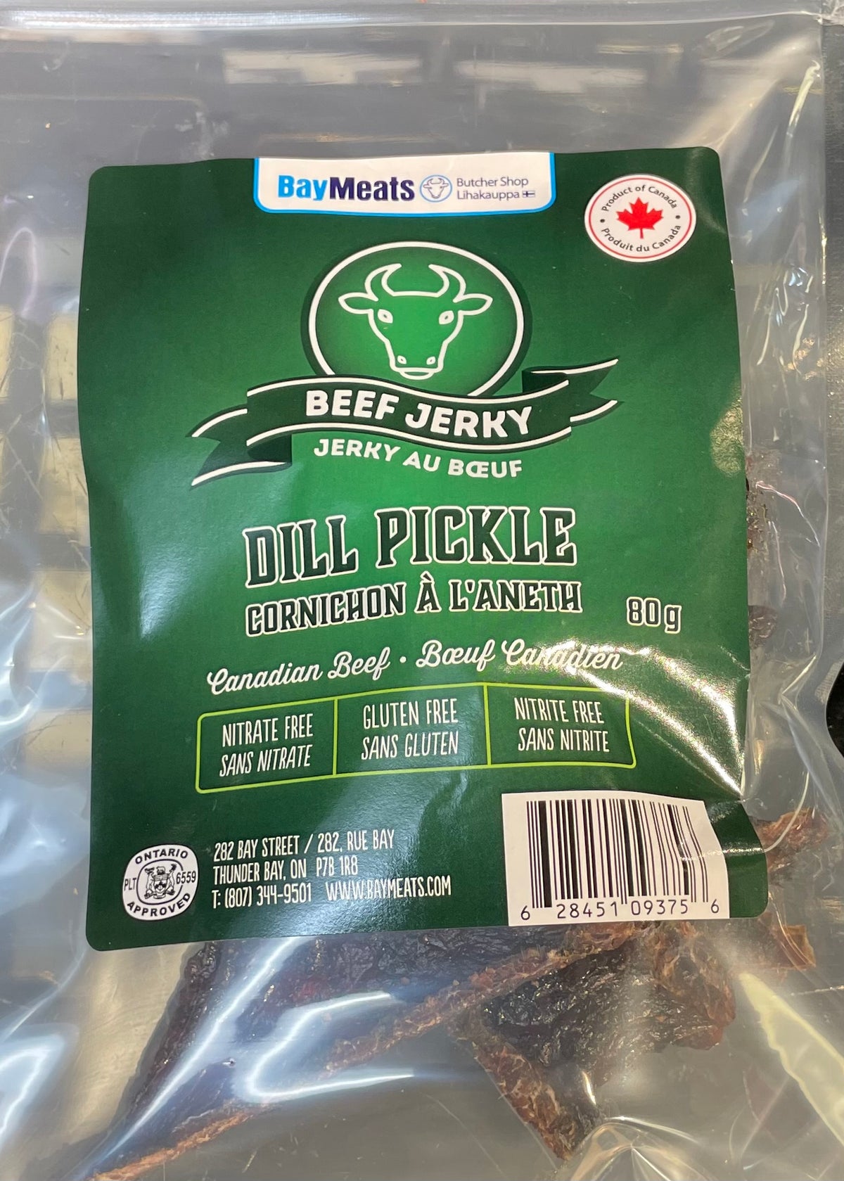 Bay Meats Beef Jerky - Dill Pickle