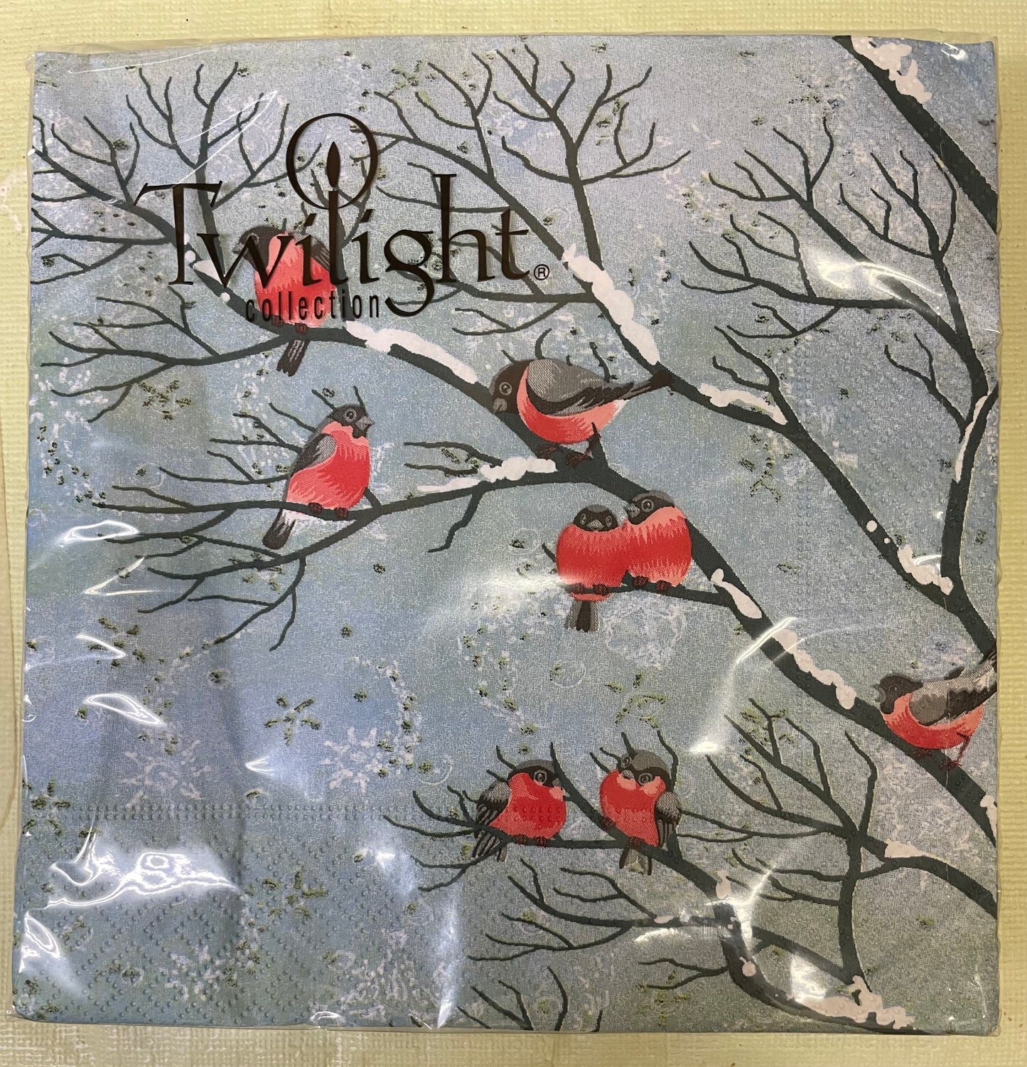 Christmas - Napkins - Cocktail - Winter Birds