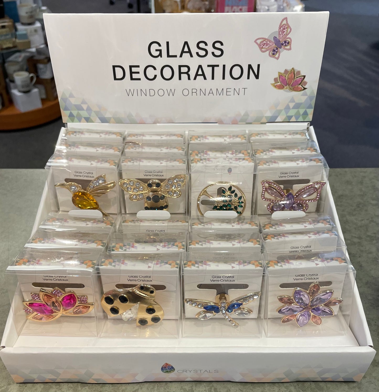 Garden - Glass Decoration Window Ornament Crystals - Assorted Varieties