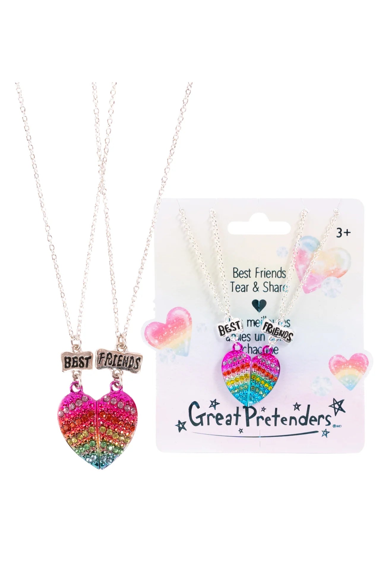 Great Pretenders - Glamour Gals Tear & Share Necklaces