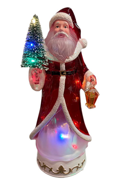 Christmas - LED Acrylic Santa with Tree