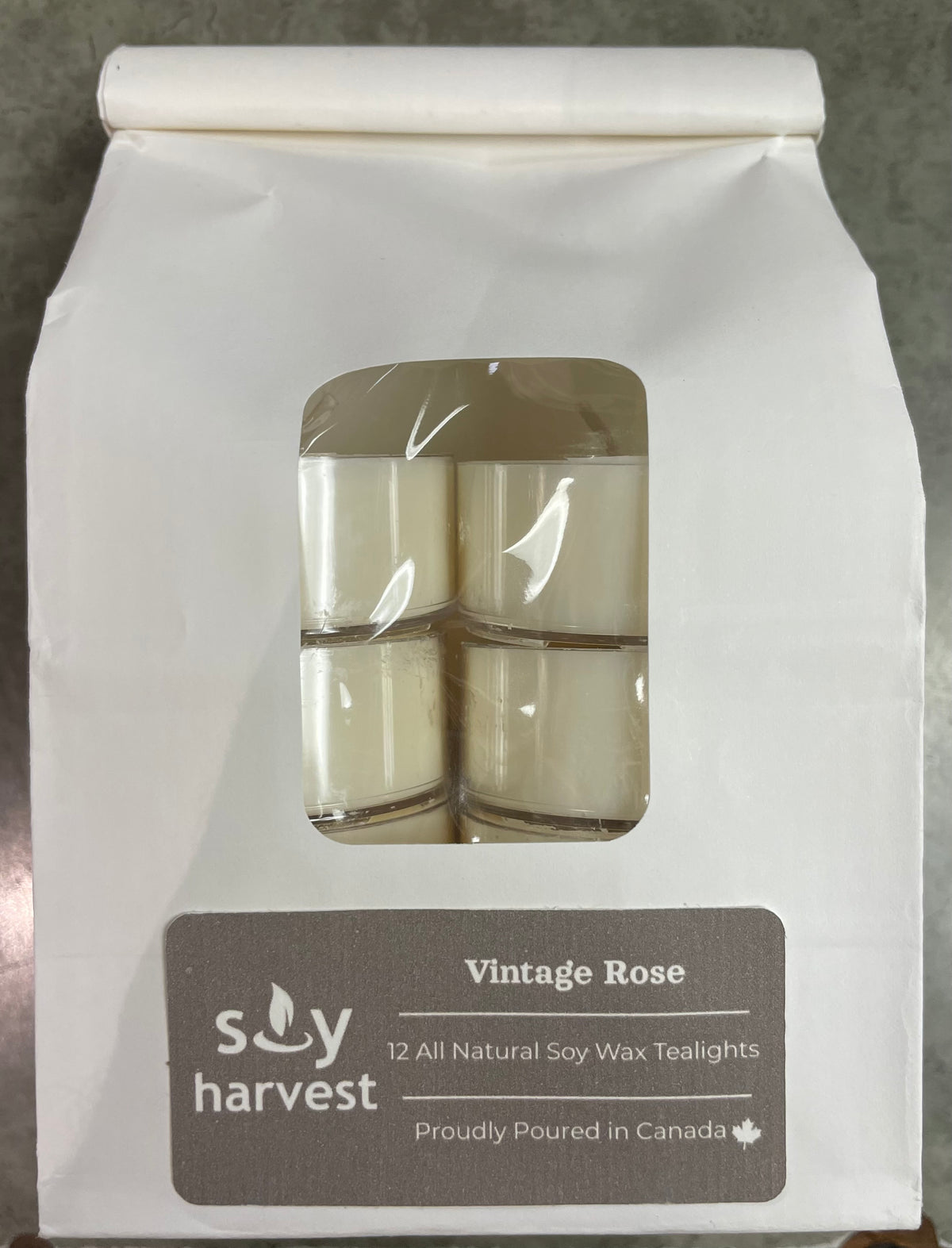 Soy Harvest Candles - Vintage Rose - Tealights