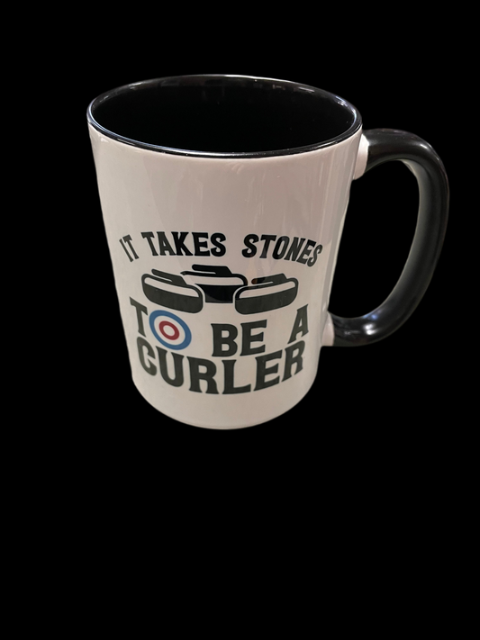 Drinkware - Mug - It Takes Stones to be a Curler