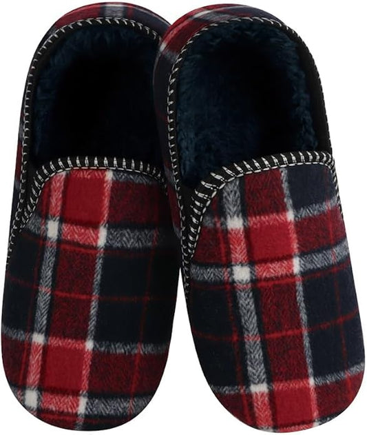 Snoozies - Men's - Modern Red Alpine Plaid