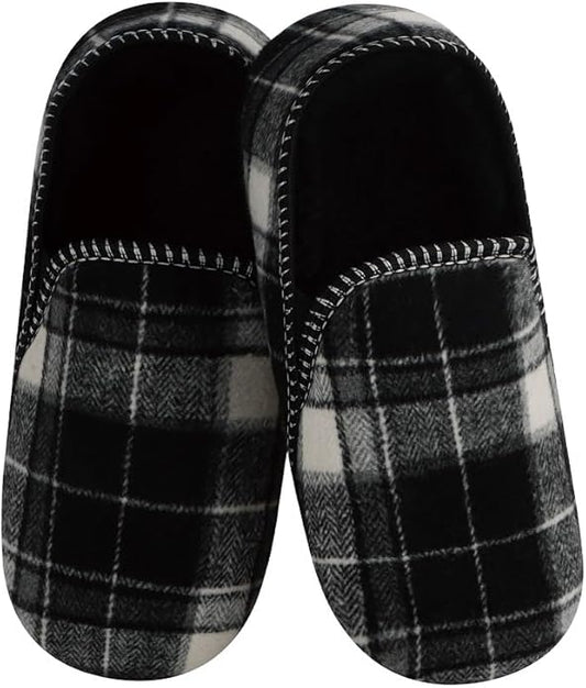 Snoozies - Men's - Modern Black Alpine Plaid