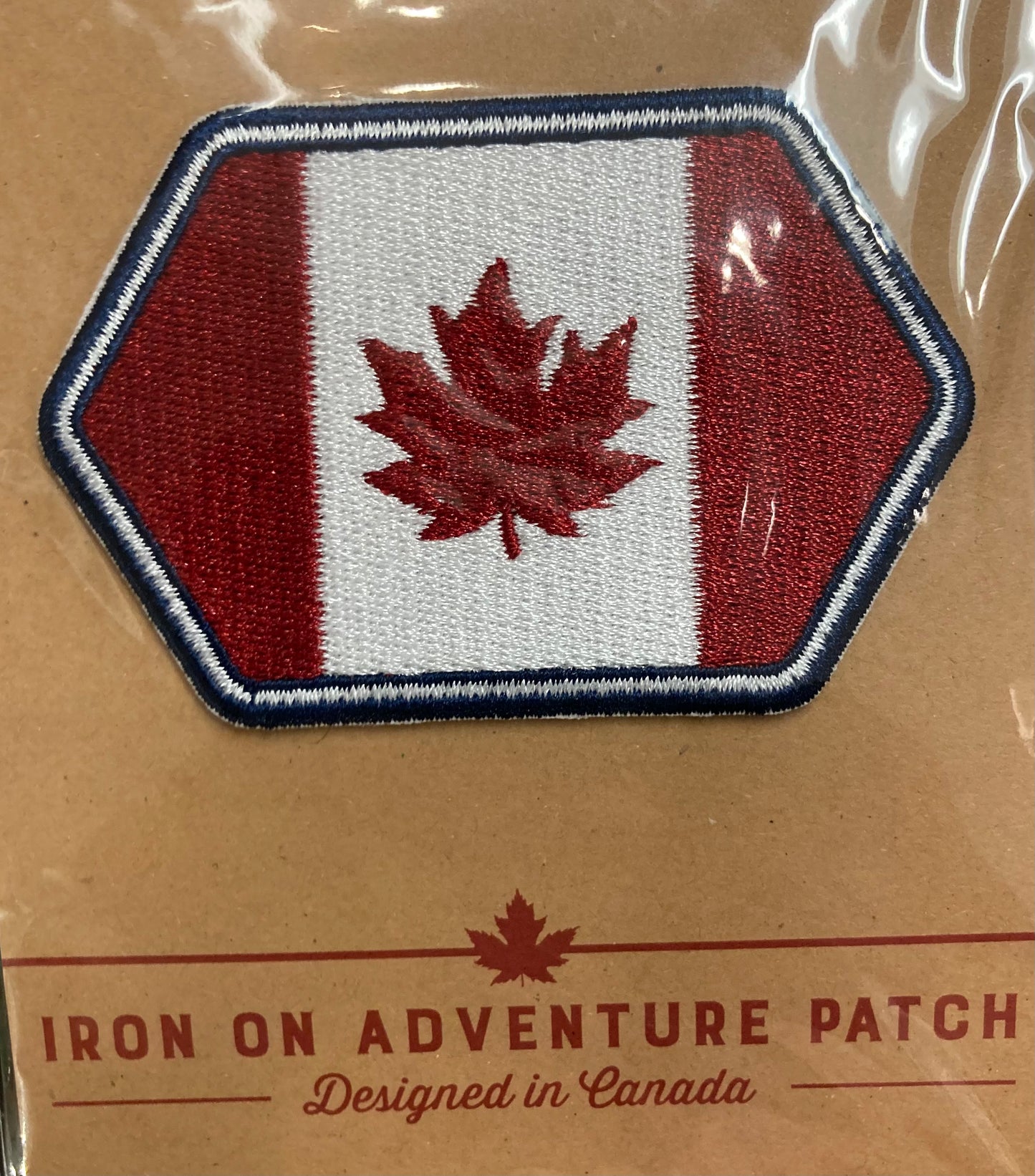 Souvenir - Iron On Adventure Patch - Canadian Flag