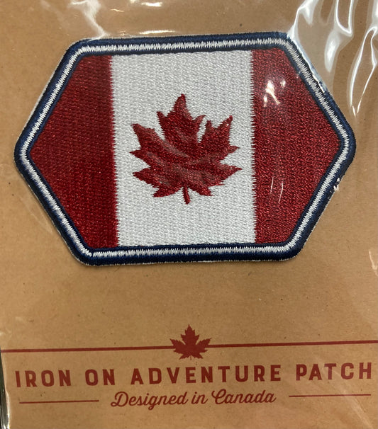 Souvenir - Iron On Adventure Patch - Canadian Flag