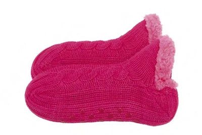 Snoozies - Sherpa Lined Socks - Pink