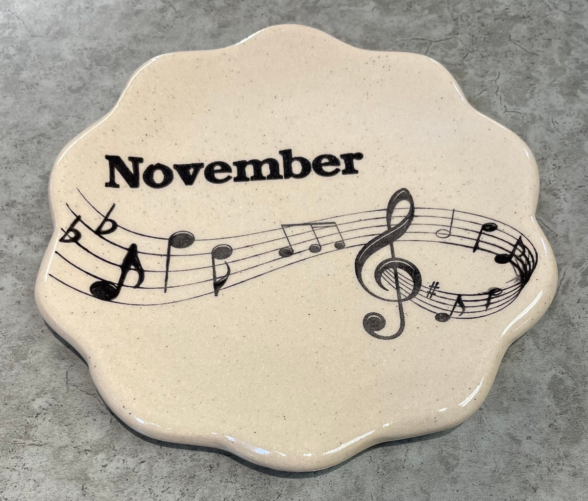 Pottery By P0T's 2G0 - Month Plates