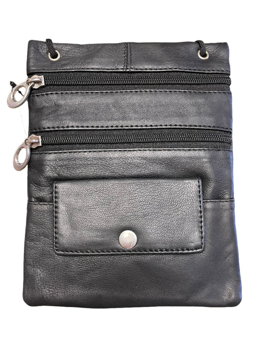 Leather Bag - JBG - Purse - Black
