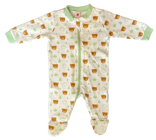 Baby - Souvenir Clothing - Green Bear Onesie
