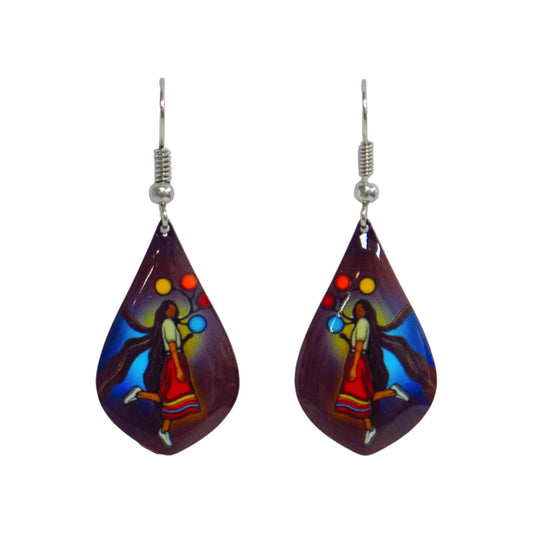 Oscardo - Emily Kewageshig - A Skirt With a Story - Gallery Collection Earrings