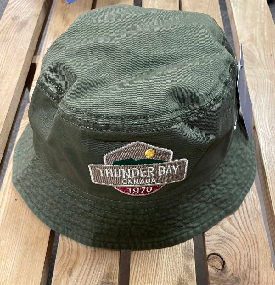 Bucket Hat - Thunder Bay - 1970 - Olive