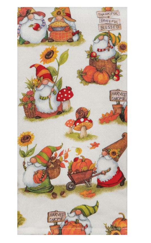 Christmas - Dual Purpose Towel - Harvest Gnome